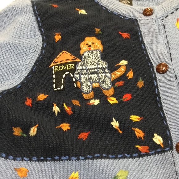 Dog autumn cardigan sweater - Picture 3 of 8